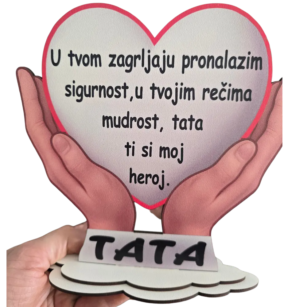 Deveni poklon stalak Mama * Tata * Baba * Sestra  - slika 2