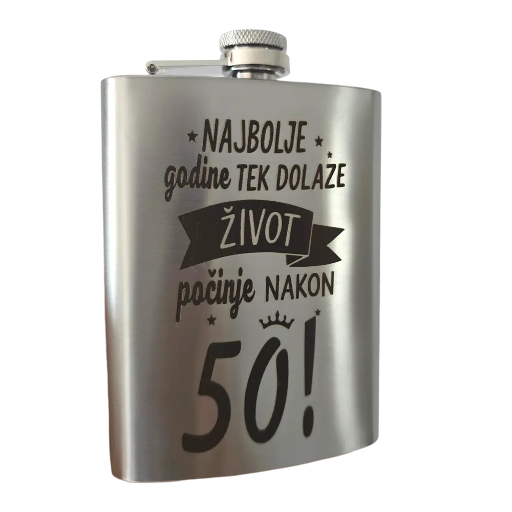 Inox čutura 8 oz personazlizacija po zelji