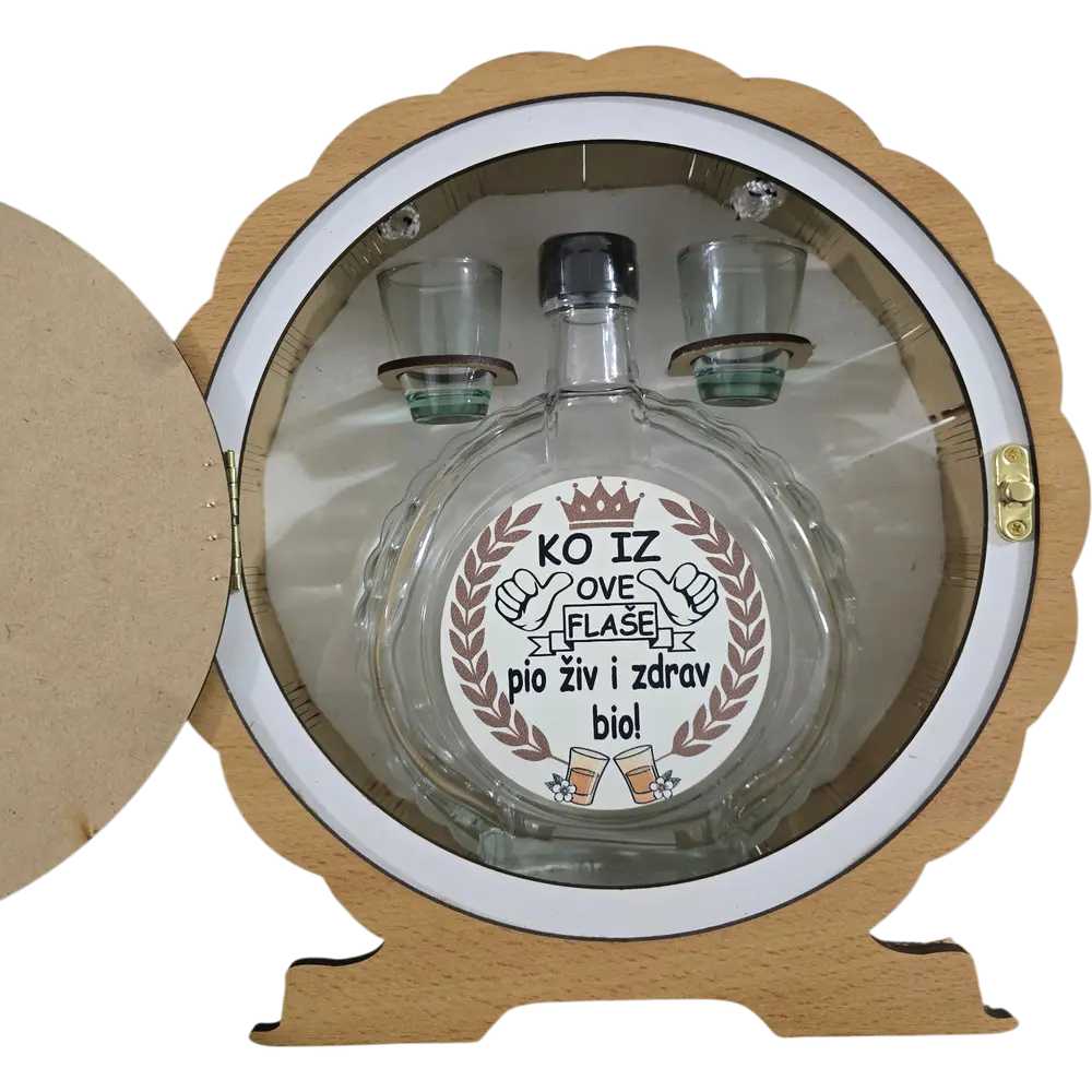 Mibi bar krug Poklon za rođendan, kuma, kumu, penziju - slika 3