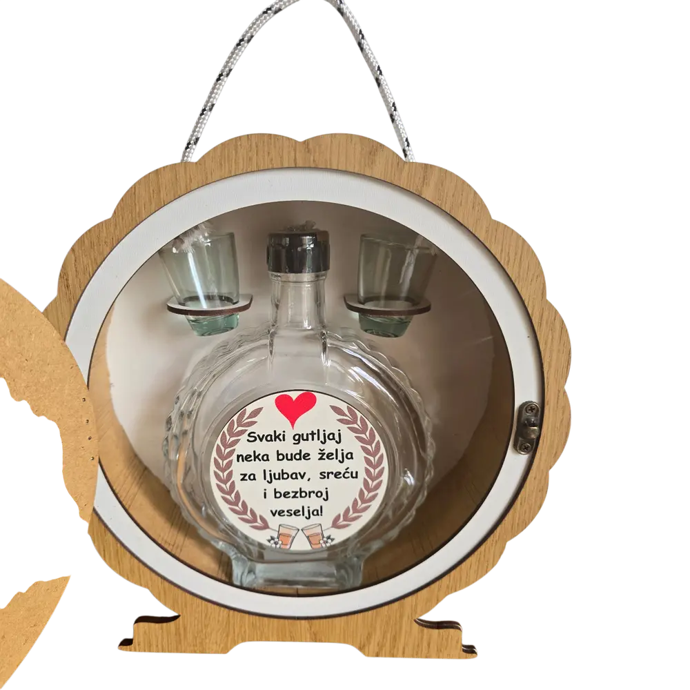 Mibi bar krug Poklon za rođendan, kuma, kumu, penziju - slika 4