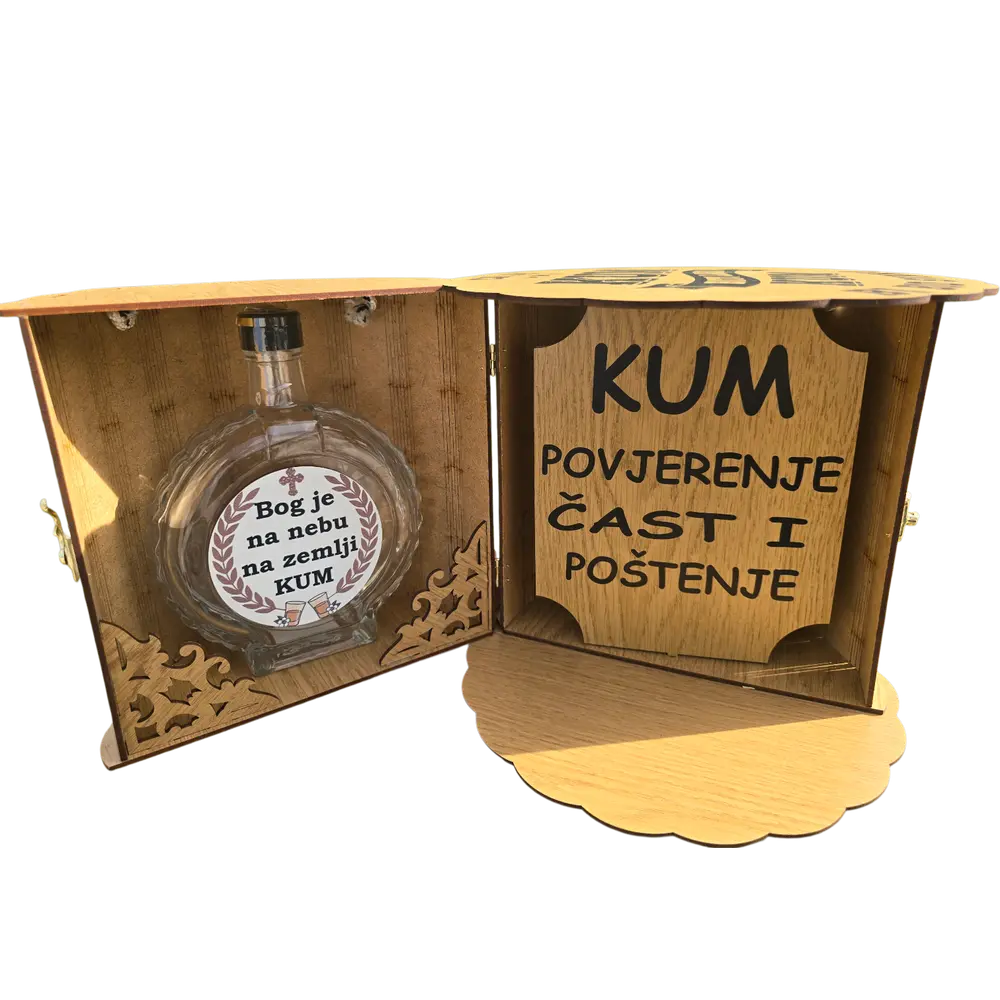 Mini bar burce flasa 0,7 L i 6 čašica - slika 5