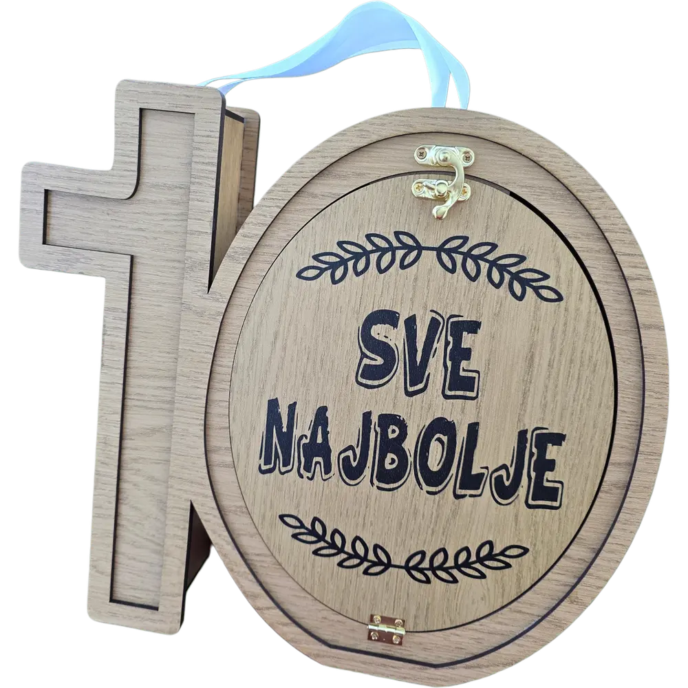 Mini bar kutija u obliku broja 10 poklon za rođendan, godišnjice, jubileje