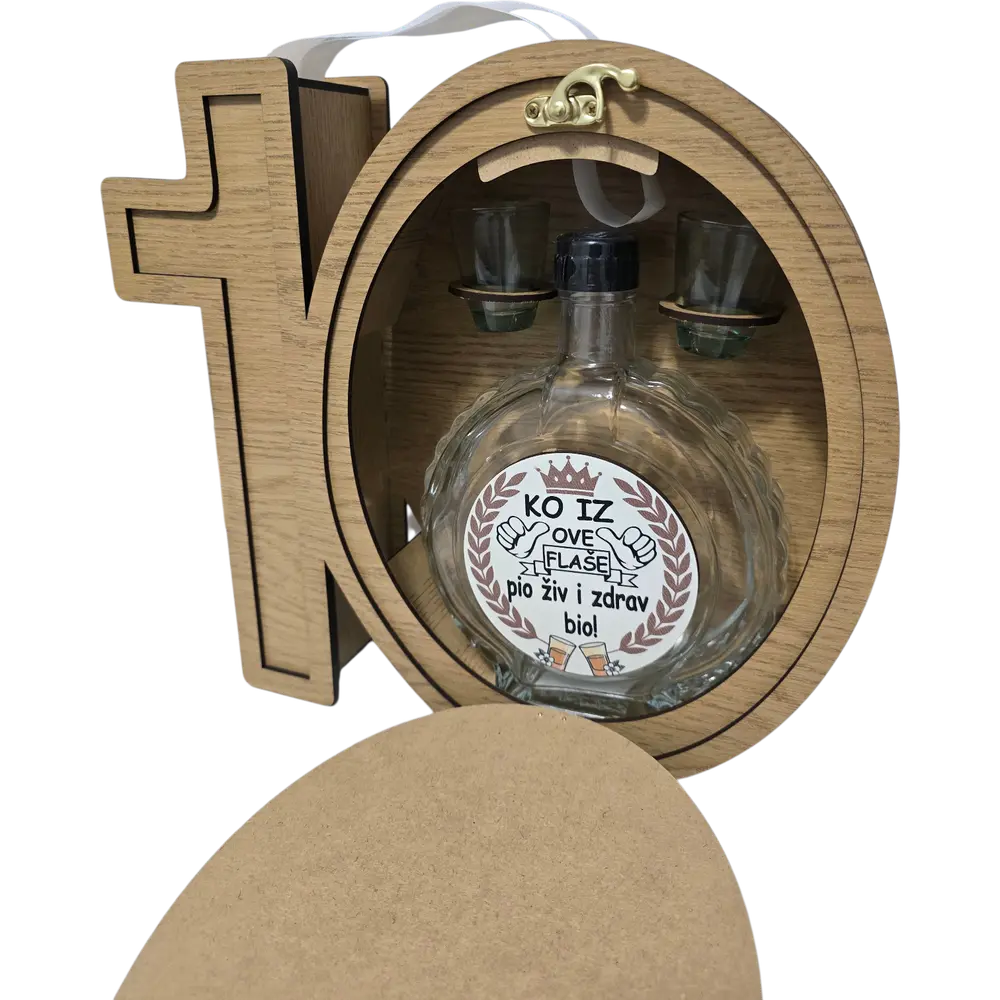 Mini bar kutija u obliku broja 10 poklon za rođendan, godišnjice, jubileje - slika 3