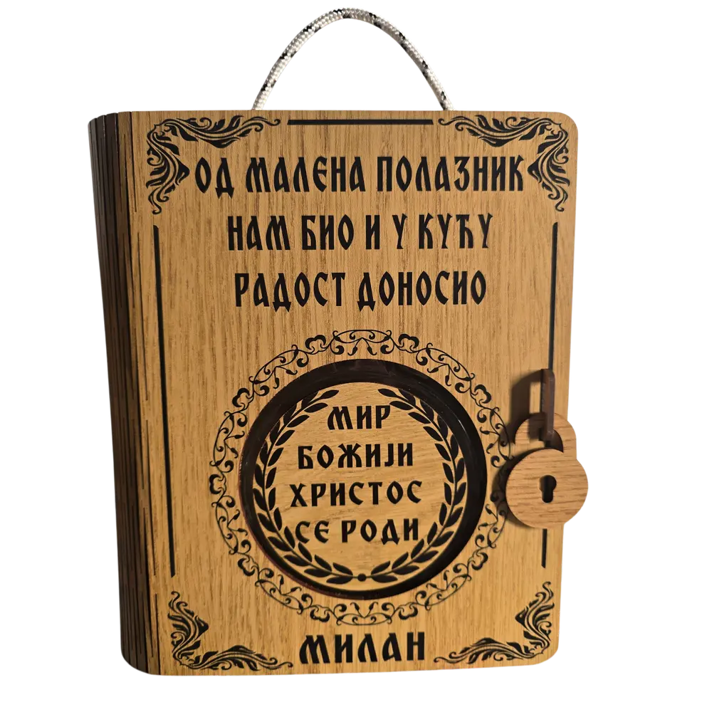 Poklon knjiga za kuma, pezniju, rođendan, 50, 60, 70 sa otvorom da se vidi flaša