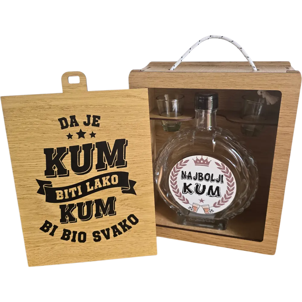 Poklon za penziju, rođendan, 50, 60, kum, useljenje